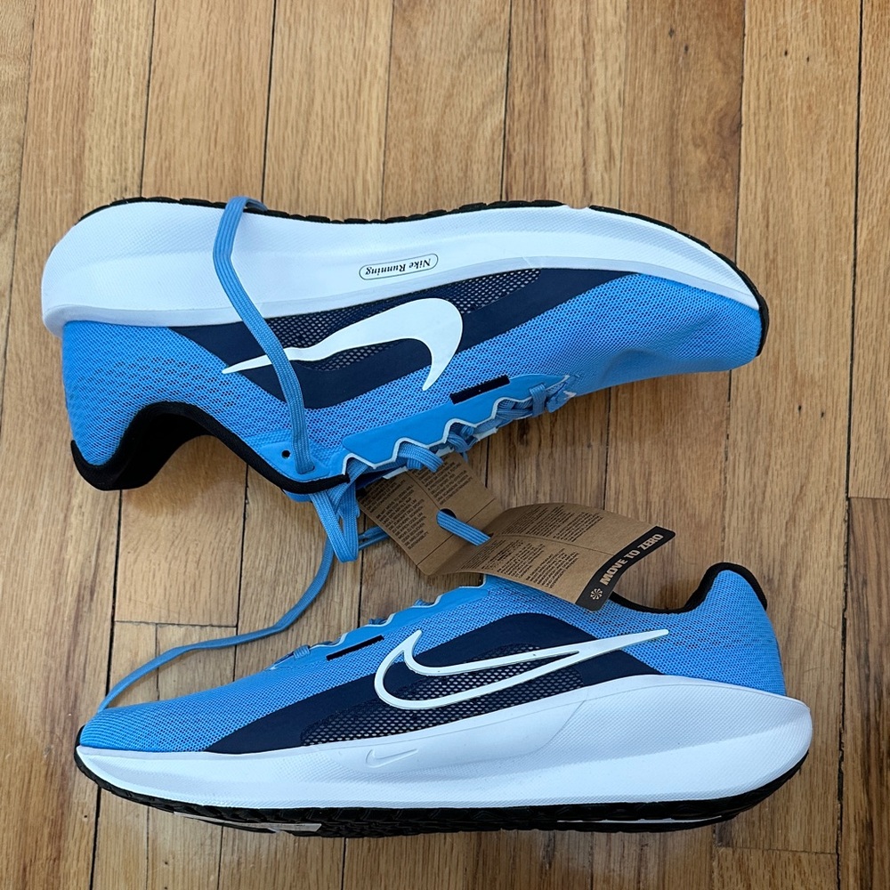 Nike Downshifter 13 Men's Running Shoes University Blue/White US sz 10.5 NIB